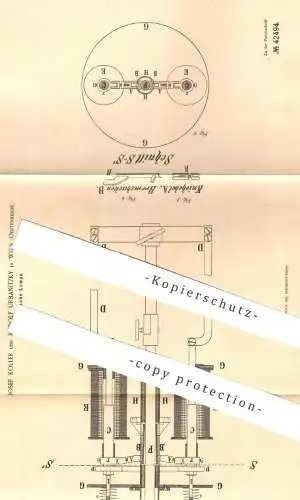 original Patent - Josef Koller , Rudolf Urbanitzky , Wels , Österreich 1887 , Elektrische Lampe | Lampen , Licht , Strom