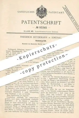 original Patent - Friedrich Heydemann , Ilmenau , 1896 , Handsägegerät | Handsäge | Säge , Holz , Holzsäge , Sägen