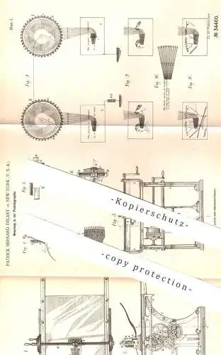 original Patent - Patrick Bernard Delany , New York , USA , 1885 , Pantelegraphie | Telegraphie , Telegraphy | Strom !!