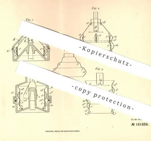 original Patent - C. Allendorf , Gösznitz , 1905 , Trommeleinsatz zum Reinigen von Milch | Milchschleuder | Schleuder !