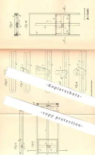 original Patent - A. Wetzig , Wittenberg , Halle / Saale , 1905 , Wanderbürste für Plansichter | Bürste , Mühle , Mühlen