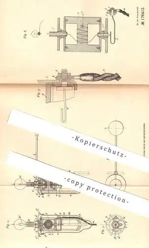 original Patent - A. Silvio Oliva , Stefano Consigliere , Genua , Italien , 1905 , Taschen - Dynamo | Licht , Lampe !!!