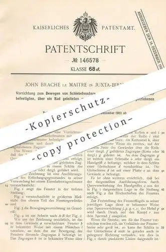 original Patent - John Brache le Maitre , Juxta Birmingham , England , 1902 | Schiebefenster | Fenster , Fensterbauer !!