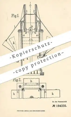 original Patent - Eduard Giesler , Stift Keppel , 1906 , Leimlederschneidemaschine | Leim , Leder , Gerber , Gerberei !