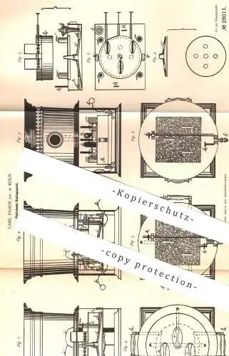 original Patent - Carl Pahde , Köln / Rhein , Petroleum Kochapparat | Kocher , Kochherd , Herd , Ofen , Öl , Brenner !
