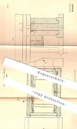 original Patent - Aug. Noster , Berlin  1891 , Ausziehtisch | Tisch , Tische , Holztisch | Tischler , Möbel , Möbelbauer