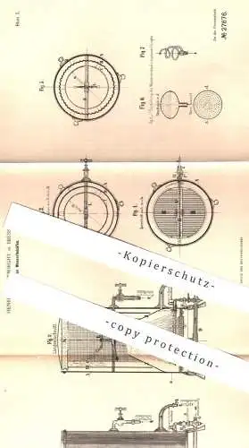 original Patent - Henri Vanderborght , Brüssel , 1883 , Wasserheizofen | Wasser - Heizofen | Ofen , Ofenbauer , Heizung