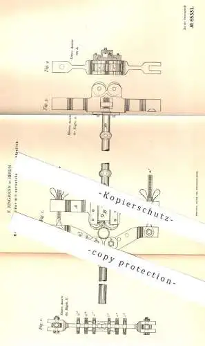 original Patent - F. Jungmann , Berlin , 1891 , Rohrabschneider | Rohr , Rohre , Metall , Werkzeug , Schlosser !!