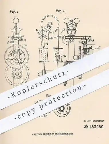 original Patent - Conrad Emmermann , Gescher / Westfalen / Coesfeld 1905 , Antrieb z. Läuten von Kirchenglocken | Glocke