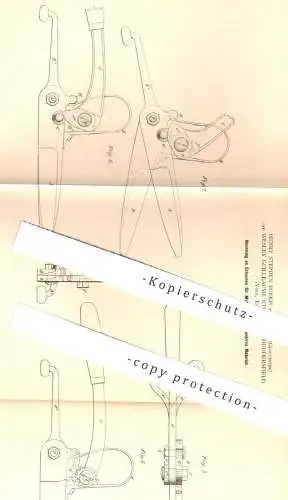 original Patent - H. Stephen Purkis , Stroud , Gloucester | Wesley Guilleaume Etchells , Huddersfield | Metall - Schere