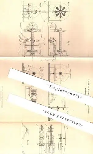 original Patent - Andreas Hovde , Modum , Norwegen , 1879 , Elektrisches Eisenbahn - Signal | Glocke , Lokomotive , Zug