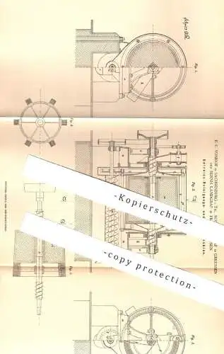 original Patent - E. G. Vonhof , Sachsenburg | Aug. Landgraf , Greussen | B. Landgraf , Frankenhausen , Getreide schälen