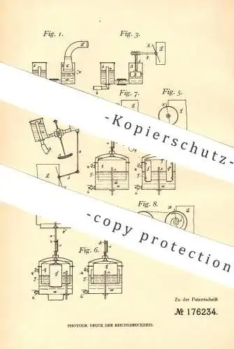 original Patent - Emil Efran , Brünn / Mähren | Zugregler | Rauch , Schornstein , Feuerung , Ofen , Heizung !!!