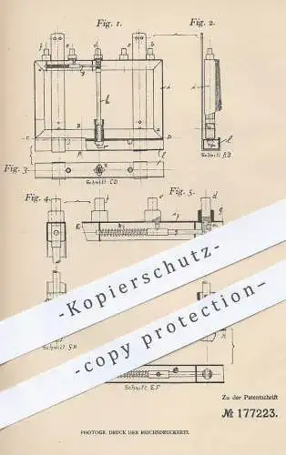 original Patent - Johann Hermann Jungbluth , Aachen 1905 , Sicherheitsvorrichtung für Geldtasche , Portemonaiee , Tasche