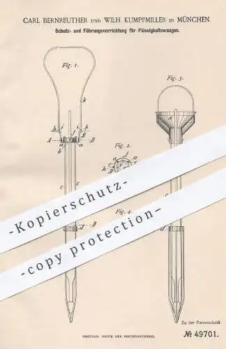 original Patent - Carl Bernreuther , Wilh. Kumpfmiller , München , 1889 , Schutz an Flüssigkeitswaage | Waage , Brauerei