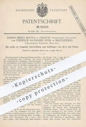 original Patent - Edwin Henry Booth , Preston , Lancaster , Frederick Nathaniel Dyer , Macclesfield , Chester | Windel