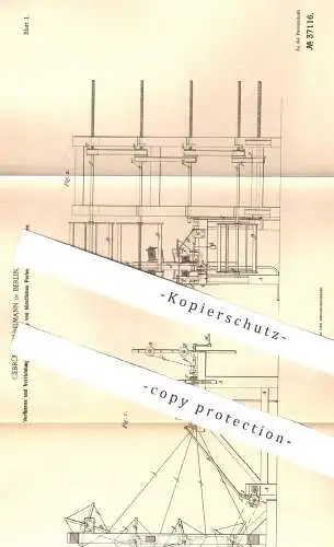 original Patent - Gebrüder Buhlmann , Berlin , 1886 , Herstellung künstlicher Perlen u. Perlgarn | Perle , Garn , Faser