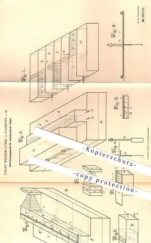 original Patent - Philipp Wilhelm Düssel , 1890 , photographische Platten | Fotograf , Fotokamera , Kamera , Foto !!!