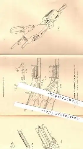 original Patent - Alfred Swingle , St. Francisco USA , 1879 , Hinterlader , Repetier - Gewehre | Waffen , Jagd , Militär