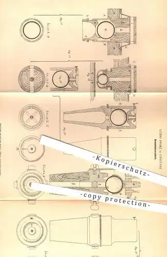 original Patent - Guido Storz , Konstanz , 1879 , Gummiballverschluss | Zapfanlage , Weinfass , Bierfass , Wein , Bier