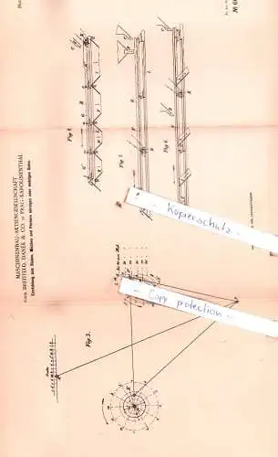 original Patent - Maschinenbau-Aktiengesellschaft in Prag-Karolinenthal , 1892 , Aufbereitung von Erzen !!!