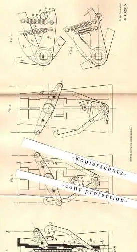 original Patent - Joh. Matthiesen , Hamburg , 1906 , Drosselklappe bei Schiffsmaschinen | Schiff , Schiffe , Schiffbau !