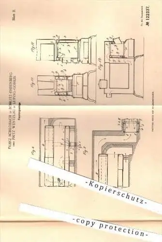 original Patent - F. Schlobach , Böhlitz Ehrenberg , F. Wentzlau , Leipzig Gohlis , 1900 , Feuerungsanlage , Feuerung !!