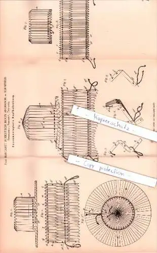 Original Patent  - Fr. Margaret Robertson Moon Anderson in Edenfield , 1899 , !!!