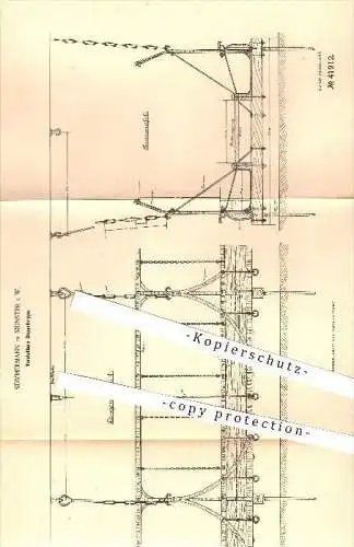 original Patent - Sümmermann in Münster , 1887 , Verstellbare Doppelkrippe , Krippe , Krippen , Tierzucht , Landwirt !!