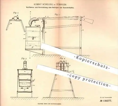 original Patent - Robert Schilling in Tübingen , 1901 , Reinigen von Gewehrläufen , Gewehr , Gewehre , Waffen , Jäger !