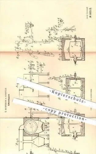 original Patent - E. Boersken , Krefeld , Kaffeeröstautomat , Kaffeeröster , Kaffee , Rösten , Röstung , Kaffeebohnen !!