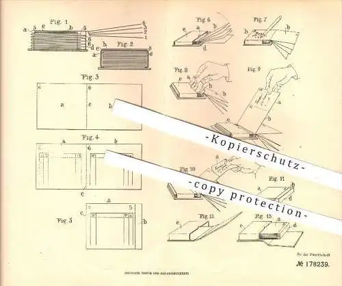 original Patent - Paul Auscher und Charles Dehainault in Paris , 1906 , Notizblock , Papier , Blaupapier , Kohlepapier !