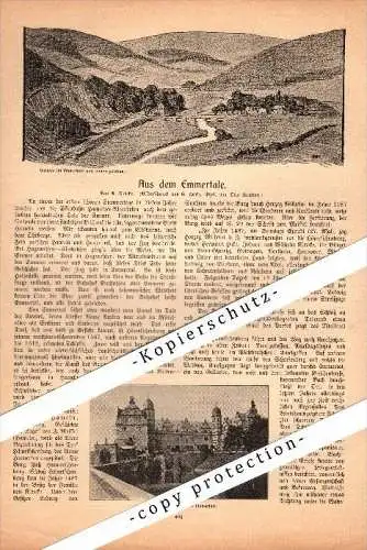 original Zeitungsbericht - 1905 - Aus dem Emmertale , Emmerthal , Welsede , Hämelschenburg , Thal !!!