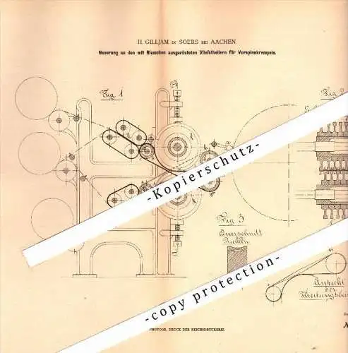 Original Patent - James Worrall in Ordsall und John Kershaw in Hebden Bridge , 1888 , Machine for dyeing , Salford !!!