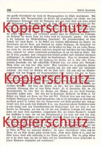 original Zeitungsbericht - 1911 - Anselm Feuerbach , Maler , Speyer , Rembrandt , Malerei , Gemälde !!!