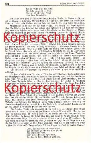 original Zeitungsbericht - 1911 -  Bad Säckingen , Joseph Victor von Scheffel  !!