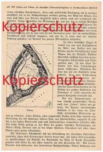 original Zeitungsbericht - 1926 - Rethra - Tollensesee Neubrandenburg und Arkona , Heiligtum der Slawen !!!