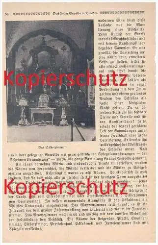 original Zeitungsbericht- 1926 - grünes Gewölbe in Dresden , Museum !!!