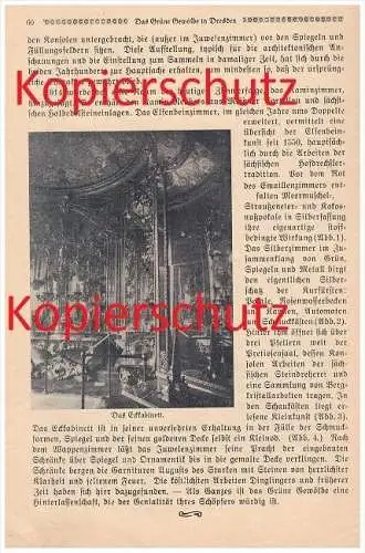 original Zeitungsbericht- 1926 - grünes Gewölbe in Dresden , Museum !!!