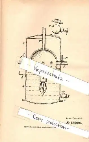 Original Patent - G. Kettler in Osternburg bei Oldenburg , 1906 , Salpetersäure-Gewinnung , O. Brünler in Leipzig-Gohlis