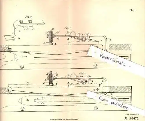 Original Patent - Jean Laforet à Etoile , 1905 , Dispositif de tissage !!!