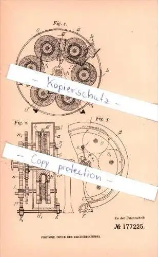 Original Patent - Bertha von Salviati in Düsseldorf , 1905 , Schuhputzautomat !!!