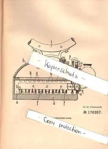 Original Patent -  Gottfried Klink in Waldrennach b. Neuenbürg a. Enz , 1905 , Spiritus - Bügeleisen !!!