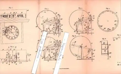 Original Patent - Per E. Persson in Marma b. Älvkarleby Municipality ,1905, Kalenderwerk , Kalender , Sweden , Skutskär