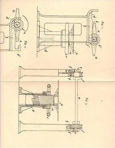 Original Patentschrift - W. Ehrhardt in Vetschau und Leipzig , 1906 , Formmaschine mit Wendeplatte !!!