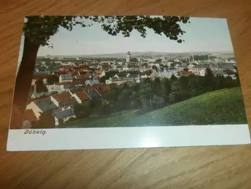 alte AK - Döbeln , 1908 , Panorama  , Ansichtskarte !!