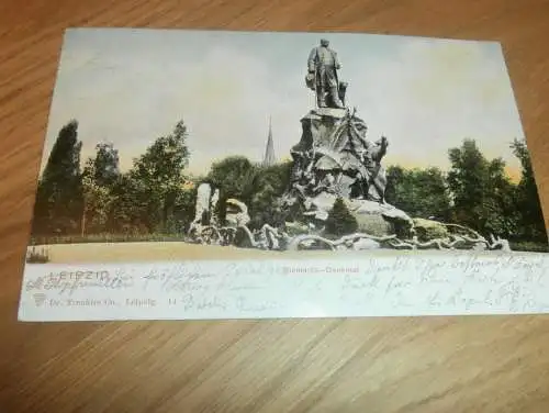 alte AK - Leipzig , 1905 , Bismarck - Denkmal , Ansichtskarte !!