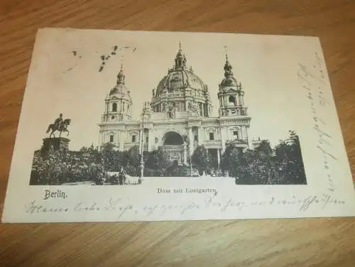 alte AK - Berlin , 1904 , Dom mit Lustgarten , Ansichtskarte !!