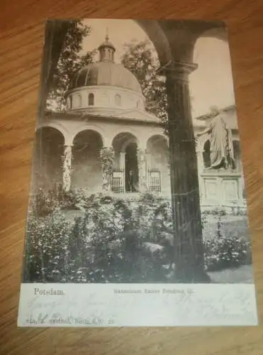 alte AK - Potsdam , 1904 , Mausoleum Kaiser Friedrich III. , Ansichtskarte !!