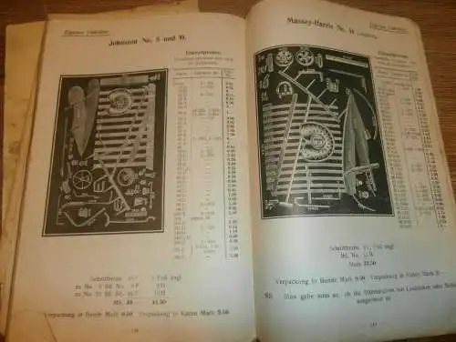 3x Handbuch / Betriebsanleitung , Mc Cormick Mäher , 1926-1939 , Harvester Company , Erstzteile Agrar , Landwirtschaft